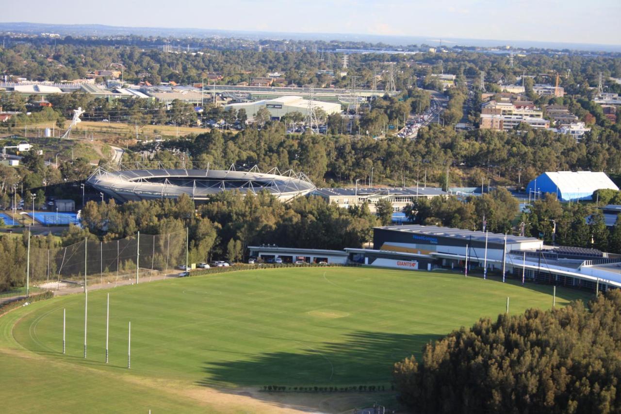 Ferienwohnung Stunning Views Sydney Olympic Park Exterior foto